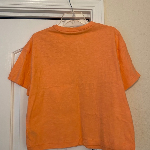 NWT Universal Thread Coral Cropped Tee - Picture 2 of 2